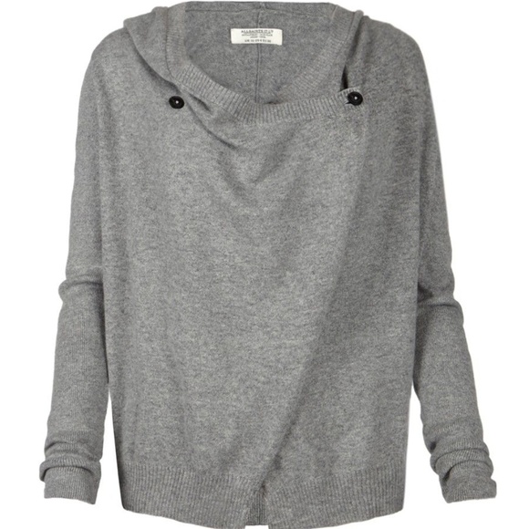 All Saints Tops - All Saints Harley Hoody in Gray